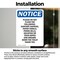 Signmission Please Do Not Flush The Following, 7 in W x Rectangle, Vinyl Decal OS-2PACK-NS-D-710-V-17386 - alternate 6